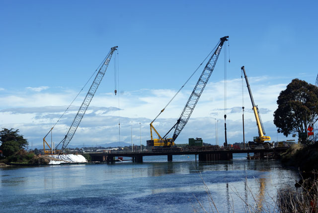 Ferrymead Bridge Work