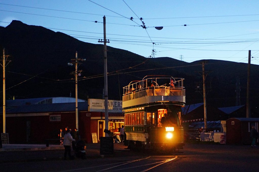 Tram at the Ferrymead Night&nbsp;Market