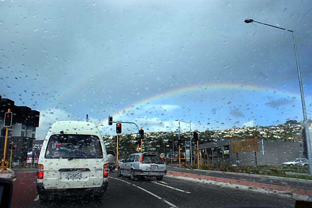 Double rainbow welcome&nbsp;home