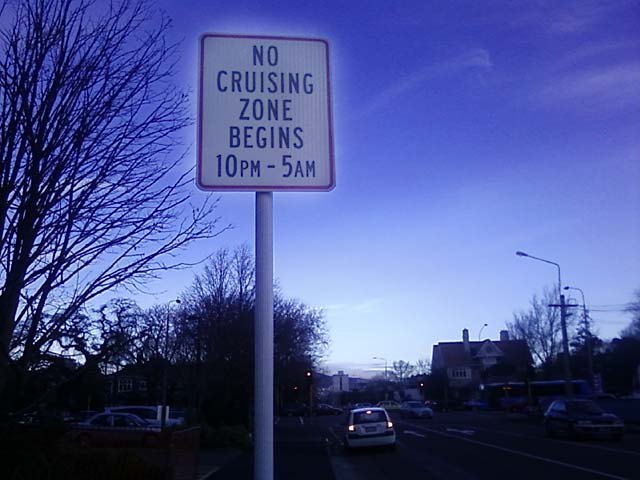 No Cruising Please We’re Sick of&nbsp;You