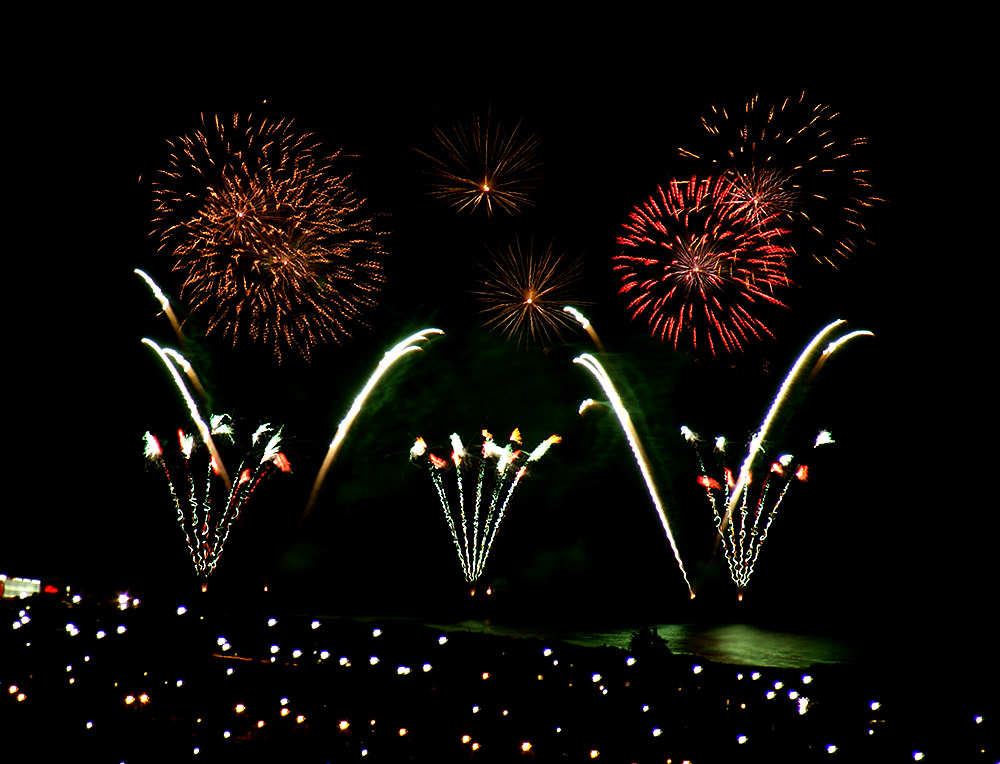 Fireworks at New Brighton&nbsp;Pier
