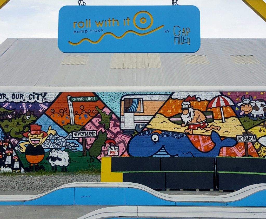 Roll with it pump track on Tuam&nbsp;Street