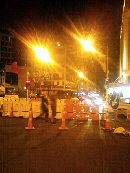 Manchester Street Barricades