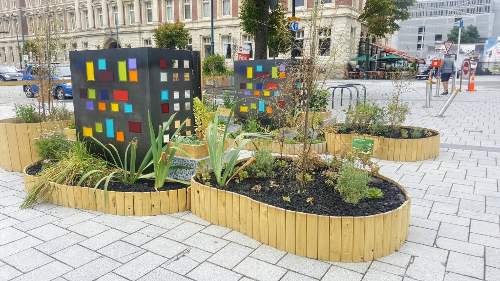 Pop Up Garden in the Cathedral&nbsp;Square