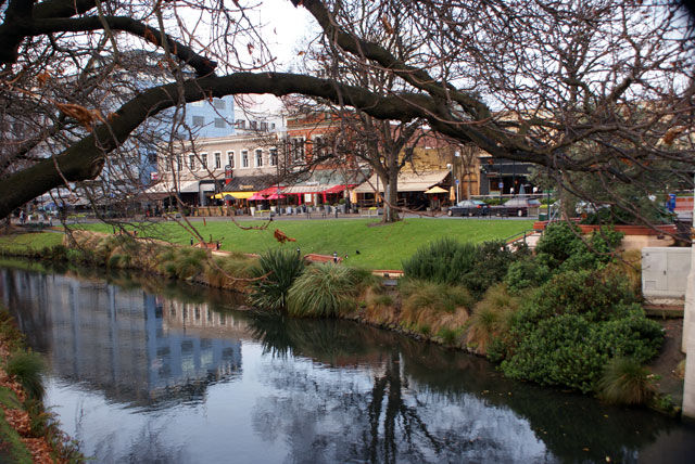 Avon River from Bridge of&nbsp;Remembrance