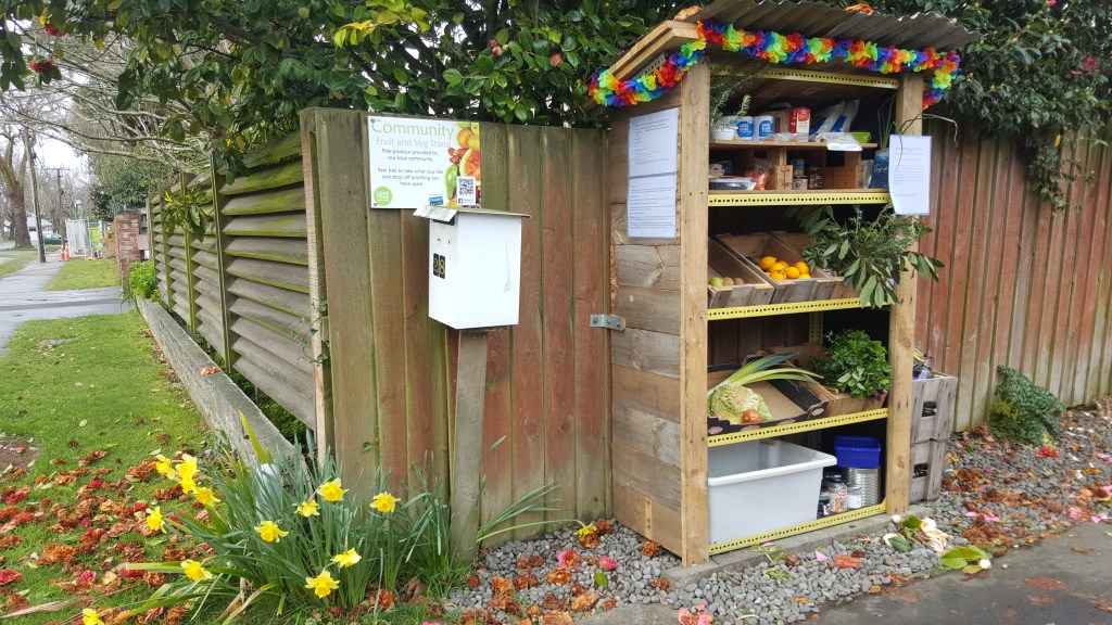 Community fruit and veggie stand in&nbsp;Opawa