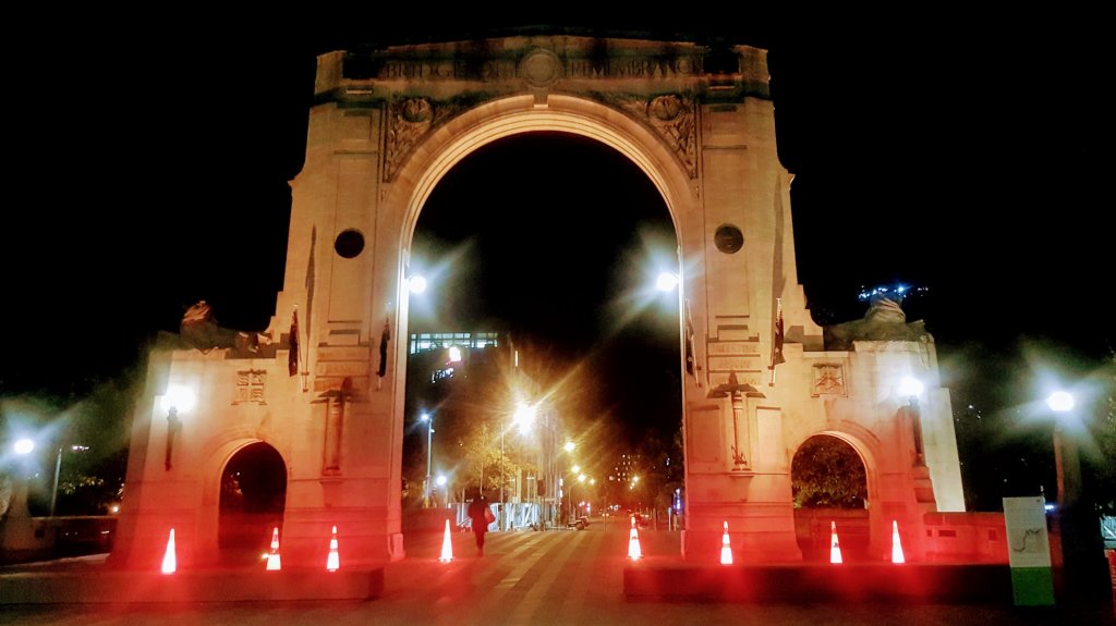 Bridge of Remembrance at&nbsp;Night