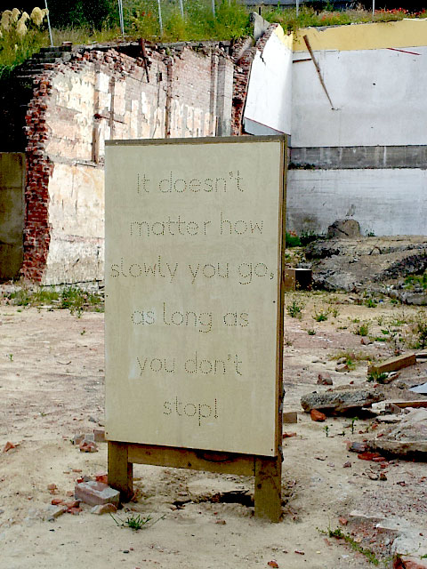 It doesn’t matter how slowly you&nbsp;go…