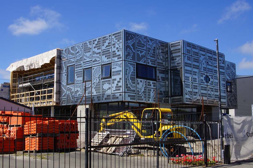 New Building on Lichfield Street with Laser Cut Steel&nbsp;Design