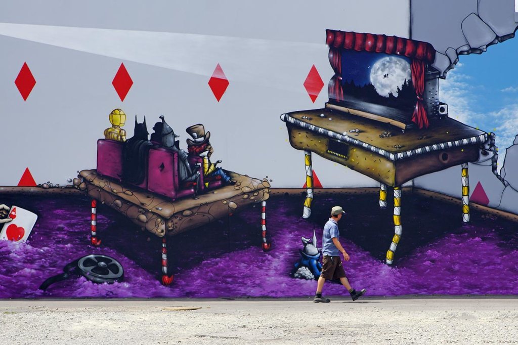 Alice in Wonderland Mural by Jacob&nbsp;Yikes