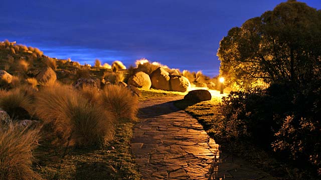 Night shot, Sign of the Takahe&nbsp;Pathway
