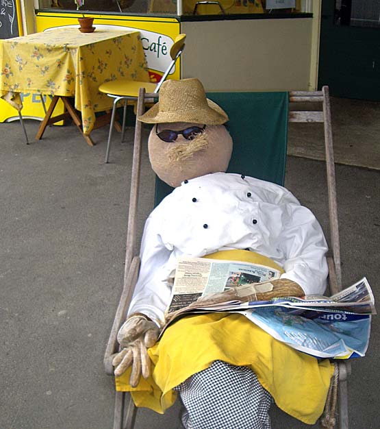 Chef on a break, Lemontree Cafe,&nbsp;Lawrence