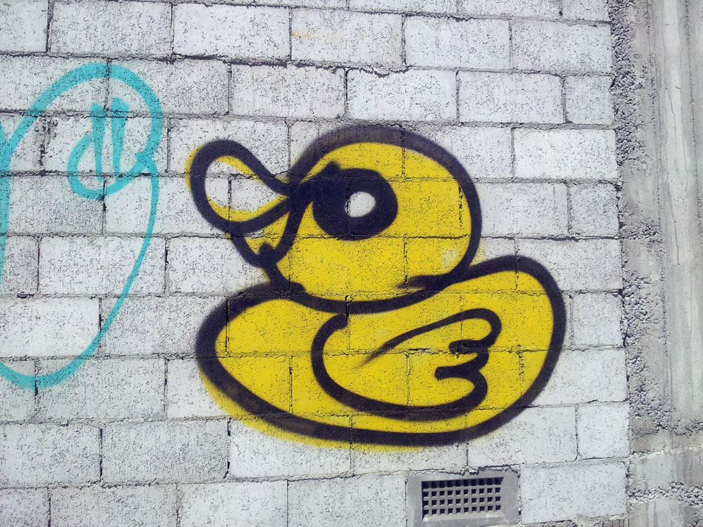 Rubber Duck Graffiti&nbsp;Art