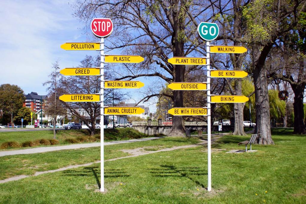 Stop – Go Signs with a Great&nbsp;Message