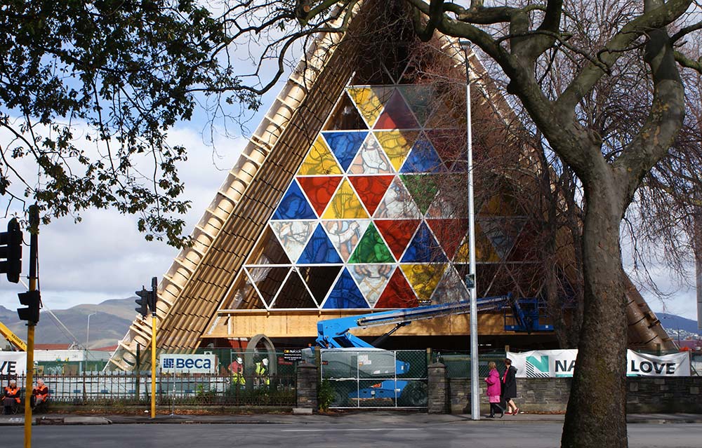 Transitional Cardboard Cathedral
