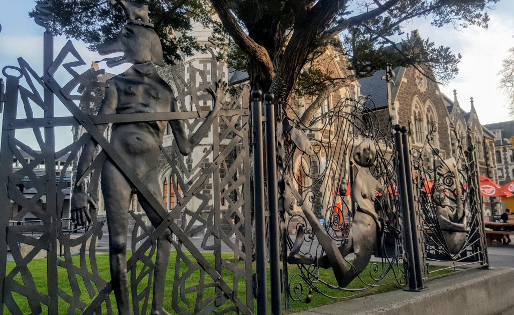 Wrought iron fence at The Arts&nbsp;Centre