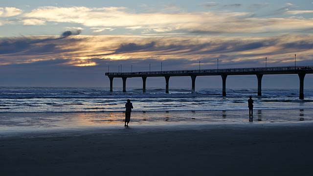 Sunrise at New Brighton Pier this&nbsp;Morning