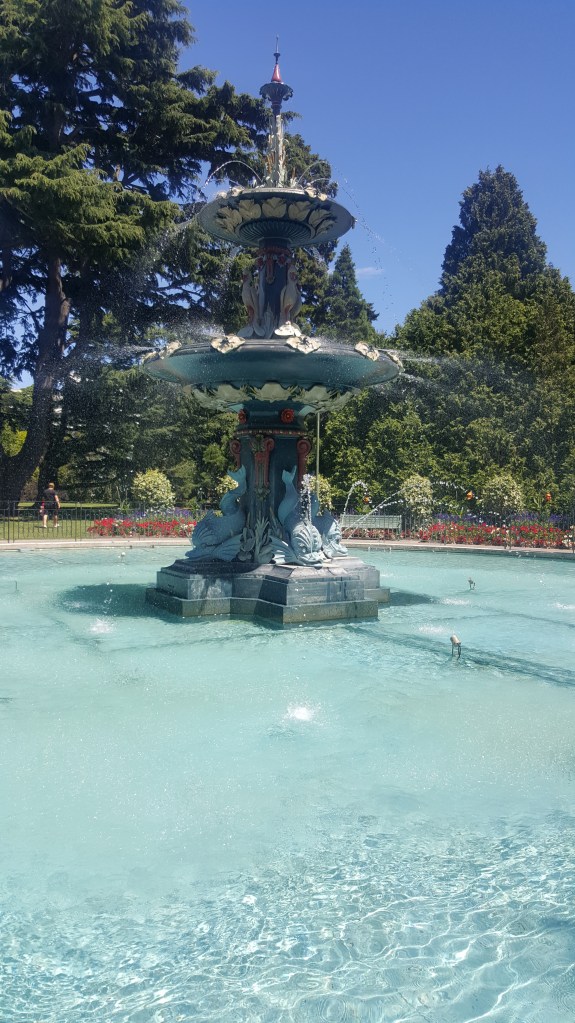 Peacock Fountain in the&nbsp;Gardens