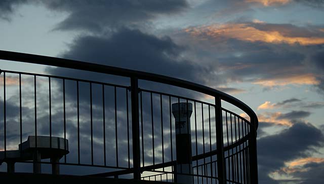 Evening Sky, Sign of Takahe&nbsp;Lookout