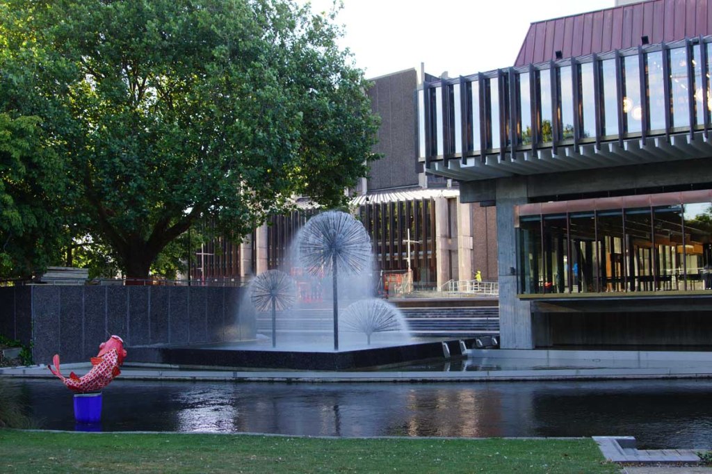 Ferrier fountain is back up and&nbsp;running