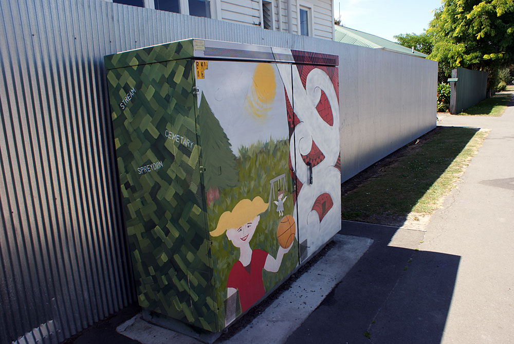 Mural on Milton Street Phone Junction&nbsp;Box