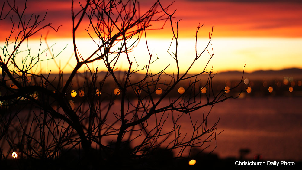 Dusk tonight around Mt&nbsp;Pleasant