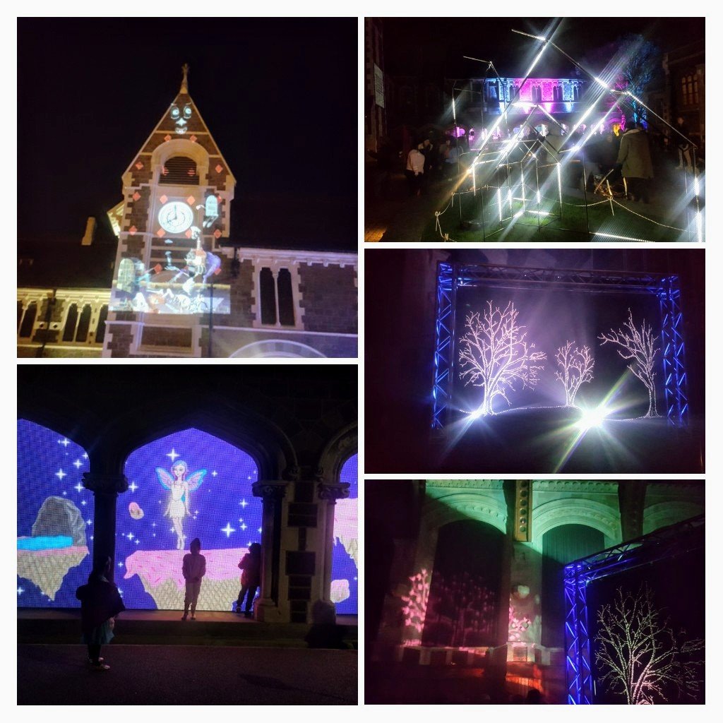 Light displays at The Arts&nbsp;Centre