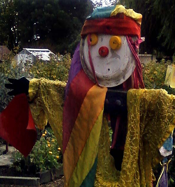 Opawa Community Garden’s&nbsp;Scarecrow