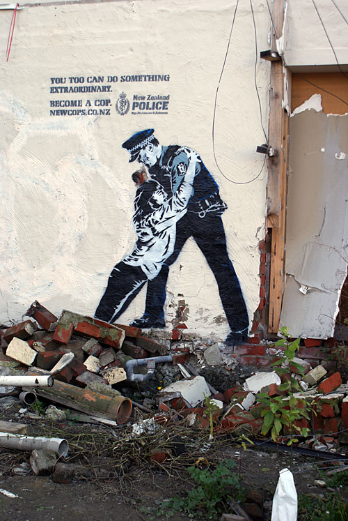NZ Police Street Art – Do Something&nbsp;Extroadinary
