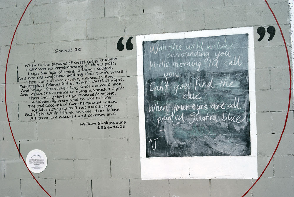 More Poetry from the&nbsp;Wall