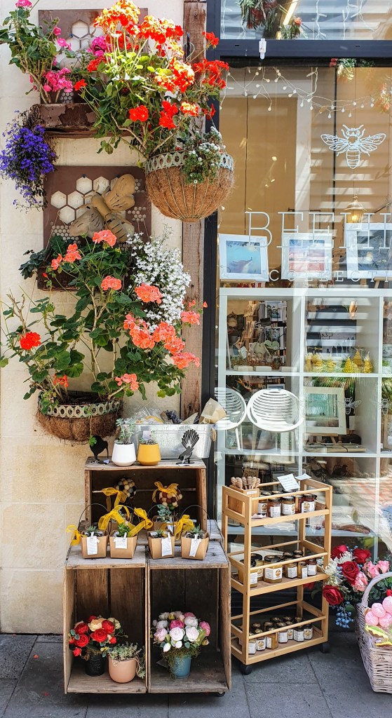 Colouful shop planters at&nbsp;Riverside