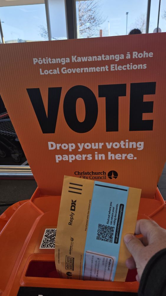 Don’t forget to vote in the local body&nbsp;elections