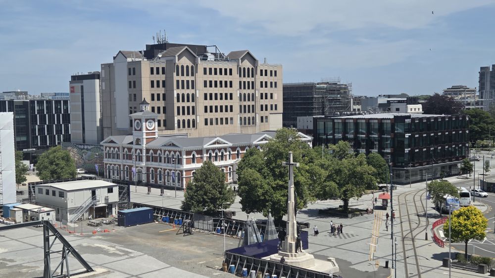 View of the Square from Tūranga